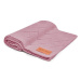 100% bambuová pletená deka v ružovej farbe v zľave