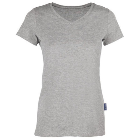 Hrm Dámske tričko z organickej bavlny HRM202 Grey Melange