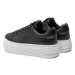 Calvin Klein Sneakersy Bold Platf Low Oh Mg Lth YW0YW01589 Čierna