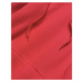 Tmavo červená dámska klokanie mikina (YS10003-18)