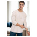 91626 Dewberry Knitwear Mens Sweater-BEIGE