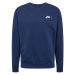 Nike Sportswear Mikina 'Club Fleece'  námornícka modrá / biela