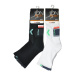 Vzorované pánske polofroté ponožky Bratex M-005 Sport 39-46