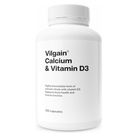 Vilgain Vápnik + Vitamín D3 120 kapsúl