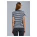 TRIČKO GANT D1. ICON G STRIPED SS T-SHIRT EVENING BLUE