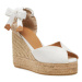 Castañer Espadrilky Bilina/8Ed/001 023004 Biela