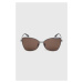 Slnečné okuliare Balenciaga BB0278S dámske, hnedá farba