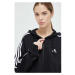 Dámska mikina so zipsom ADIDAS W 3S FT FZ S HD-IC8781-Black