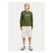 Jack&Jones Junior Mikina Mountain Logo 12263372 Zelená Relaxed Fit