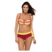 Červeno-žlté bikiny push-up Adele Ribes-Tweety M-541 (2)