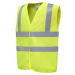 Yoko Hi-Vis antistatická vesta spomaľujúca horenie HVW100ASFR Hi-Vis Yellow