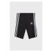 Detské krátke nohavice adidas Originals HD2038 čierna farba, s nášivkou,