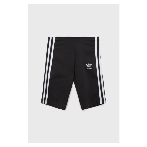 Detské krátke nohavice adidas Originals HD2038 čierna farba, s nášivkou,