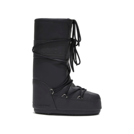 Dámske vysoké zimné topánky MOON BOOT ICON RUBBER, 001 black