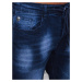 Tmavomodré pánske džínsové nohavice UX3941