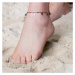 Linda's Jewelry Náramok na nohu Tri Slony chirurgická oceľ INR156
