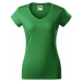 Malfini Fit V-NECK Dámske tričko 162 stredne zelená