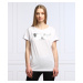 Dámske tričko s krátkym rukávom - 164340 2R255 000110 - biela - Emporio Armani bílá-potisk