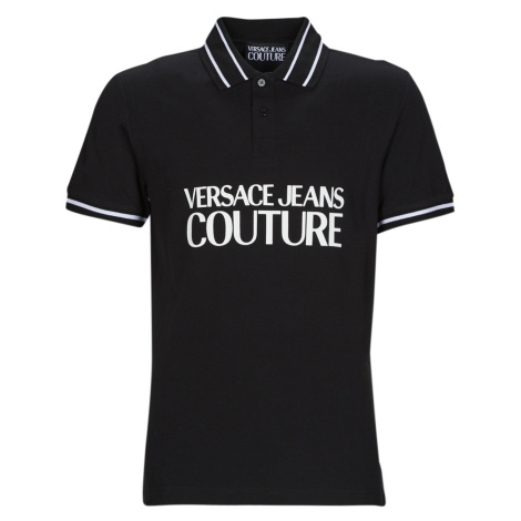 Versace Jeans Couture  GAGT03-899  Polokošele s krátkym rukávom Čierna