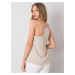 Beige top with straps