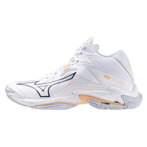 Mizuno Wave Lightning Z8 MID W Dámska volejbalová obuv, biela, veľ. 37 108650-37