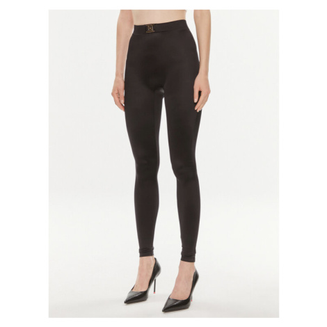 Elisabetta Franchi Legíny PA-048-42E2-V220 Čierna Slim Fit