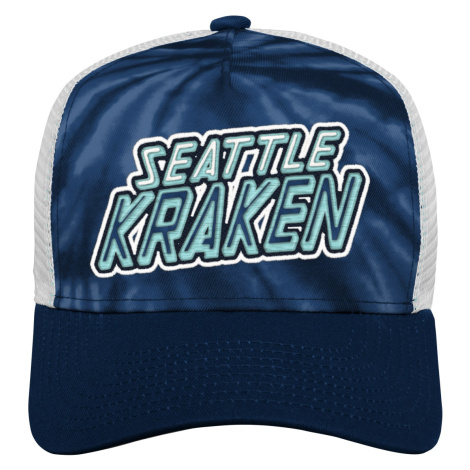 Seattle Kraken detská čiapka baseballová šiltovka Santa Cruz Tie Dye Trucker