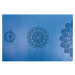 Gumová jóga podložka Sportago Indira 183x66x0,3cm - modrá - 5 mm