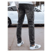 Pánske čierne džínsové nohavice Dstreet UX4246