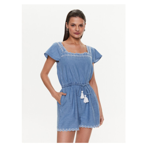 Pepe Jeans Overal Angela PL230431 Modrá Regular Fit