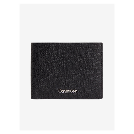 Čierna pánska kožená peňaženka Calvin Klein