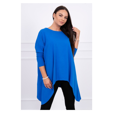 Oversize blouse purple-blue