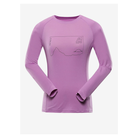 Topy a trička pre ženy Alpine Pro - svetlofialová