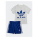 Adidas Súprava tričko a športové šortky Trefoil Shorts Tee Set IB8637 Modrá Regular Fit
