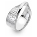 Hot Diamonds Strieborný prsteň s diamantom Quest DR219 54 mm