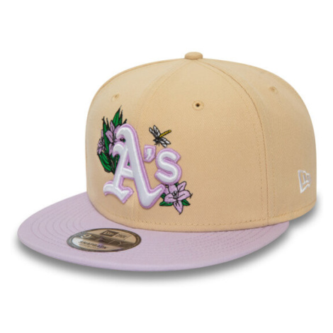 New Era Šiltovka Mlb Floral 950 Athletics 60503502 Béžová