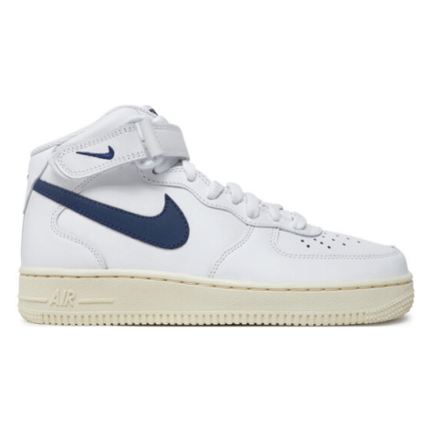 Nike Sneakersy Air Force 1 '07 Mid DD9625 105 Biela