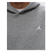 Mikina s kapucňou NIKE M JORDAN BROOKLYN FLC PO-091 CARBON HEATHER WHITE