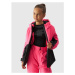 Dievčenská lyžiarska bunda 4F JUNIOR TECHNICAL JACKET-JAW23TTJAF292-55N-HOT PINK NEON