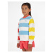 White-blue striped girly sweatshirt Tommy Hilfiger - Girls