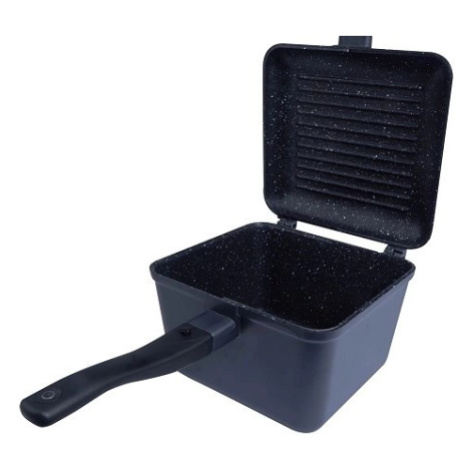 Ridgemonkey panvica connect deep pan and griddle xl granite edition