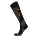 Lyžiarske podkolienky (ponožky) TECNICA Merino ski socks, black orange