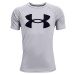 Boys' T-shirt Under Armour Tech Big Logo SS - light grey