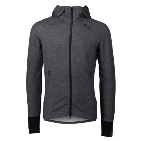 POC mikina - MERINO ZIP HOOD - šedá