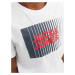 Jack & Jones Junior Tričko  červená / čierna / biela