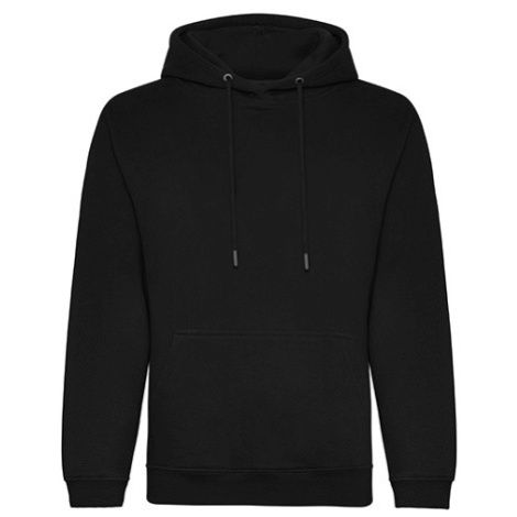 Just Hoods Unisex mikina s kapucňou JH201 Deep Black