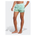 Adidas Plavecké šortky Logo Print CLX Swim Shorts Very Short Length HT4344 Zelená Regular Fit