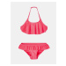 Pink girls' two-piece swimsuit with ruffles name it Fini - unisex
