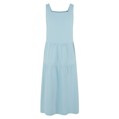 Girl's 7/8 Length Valance Summer Dress - Blue Urban Classics