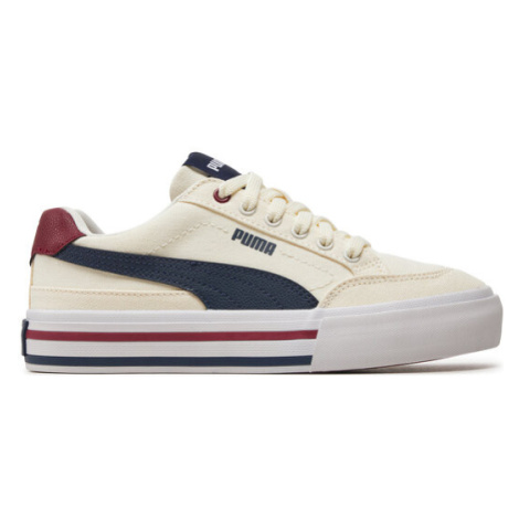 Puma Tenisky Court Classic Vulc Fs Jr 396558-01 Écru